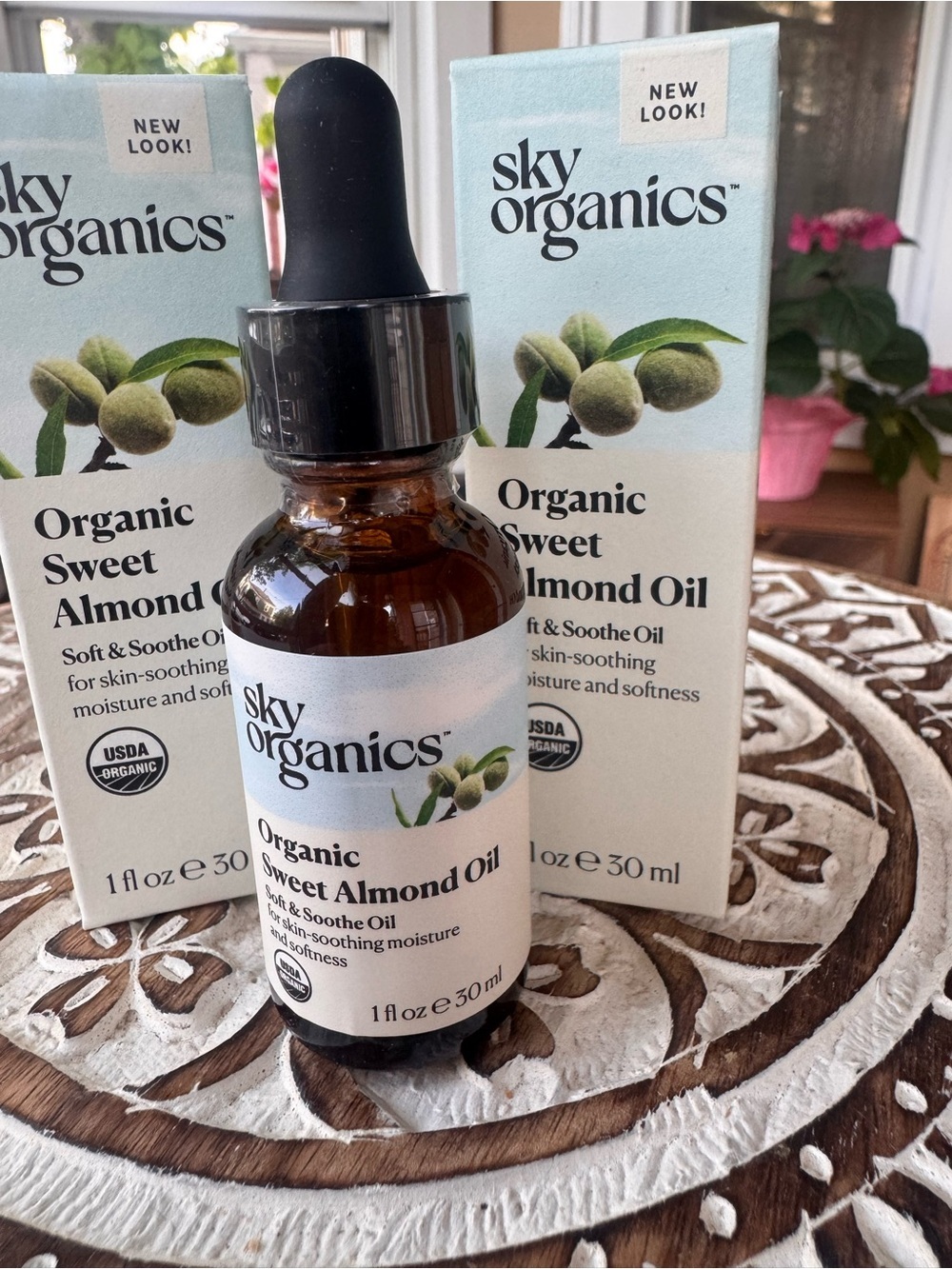 2-pack! Sky Organics Organic Sweet Almond Oil